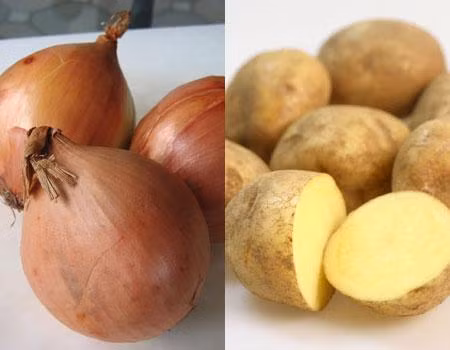 Không đặt khoai tây cạnh hành khô vì cả hai đều sẽ nhanh hỏng. Cũng không nên bảo quản hành ở những góc ẩm ướt mà phải đặt ở nơi khô thoáng không khí lưu thông tốt, như vậy sẽ giữ hành được từ 2-3 tháng.