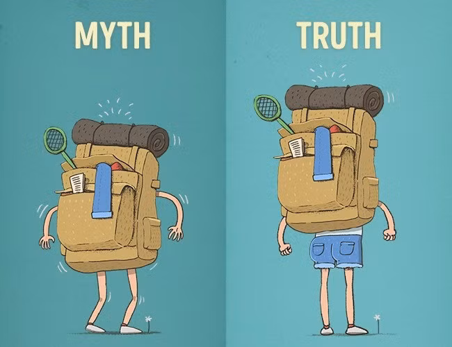 Đeo ba lô sau lưng có thể khiến trẻ bị mắc bệnh mãn tính từ khi còn nhỏ.Vị trí đeo ba lô lý tưởng nhất là cao hơn eo 5cm và chỉ nên mang những thứ thực sự cần thiết để lưng không bị quá tải.