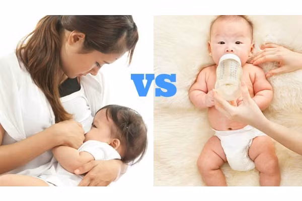 Nuôi con bằng sữa mẹ hay sữa công thức? Khi chuẩn bị có con, nếu bạn nghĩ câu hỏi này dễ như bỡn thì bạn đã lầm. Lựa chọn cho trẻ ăn gì là điều không dễ chút nào cho tới khi trẻ bắt đầu có thể ăn được thứ gì khác ngoài sữa. Việc nuôi con bằng sữa mẹ tưởng chừng đơn giản cho đến khi bạn phải trả lời những câu hỏi như sẽ hút sữa để cho con bú bình hay cho con bú trực tiếp vì giữa mong muốn của mẹ và sự thích ứng của em bé đôi khi là cả một khoảng cách.