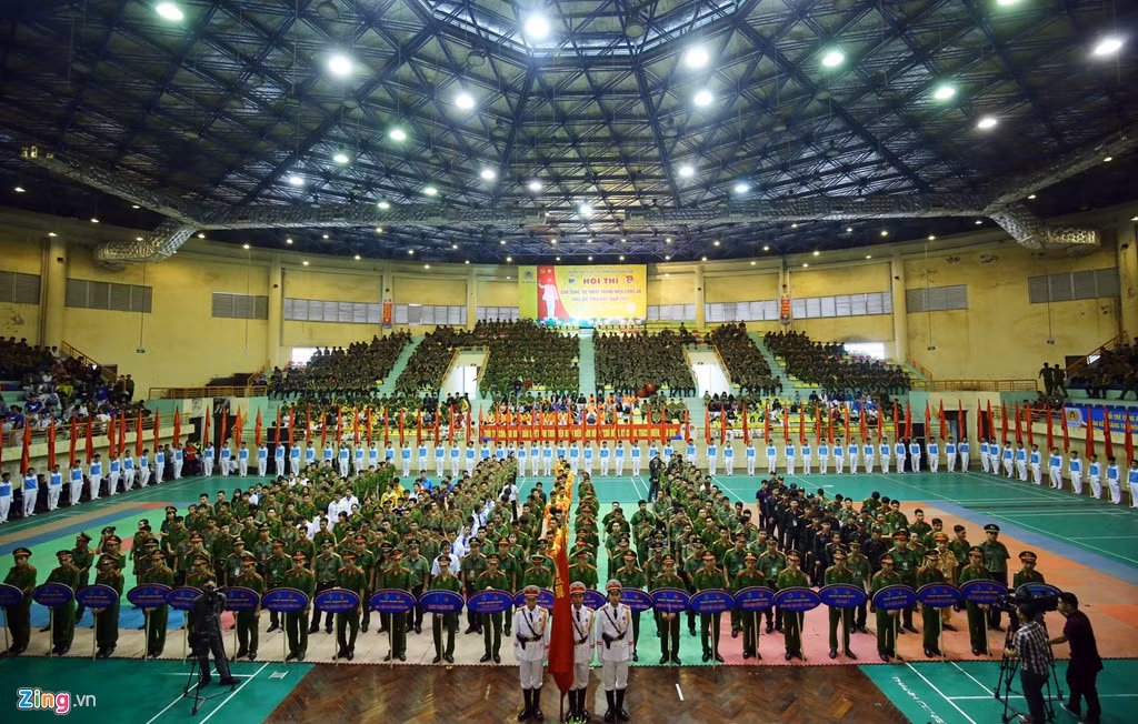 Sáng 4/4, tại Trung tâm huấn luyện và thi đấu thể thao CAND (Hà Nội) diễn ra Hội thi bắn súng võ thuật thanh niên công an khu vực phía Bắc 2017. 