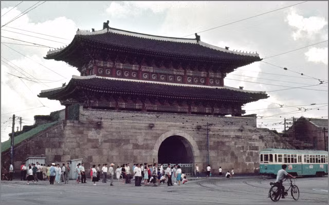 Diện mạo Cung Changdeok (hay còn gọi là Đông Cung) ở Seoul năm 1968. Ảnh VT
