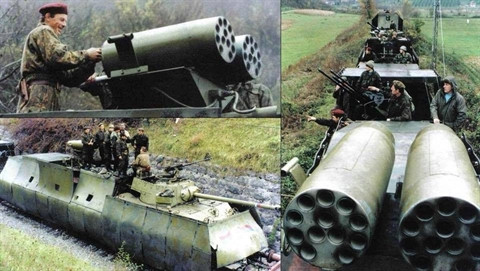 Choáng ngợp tàu hỏa bọc thép của Quân đội Nam Tư - Hình 3 Choang ngop tau hoa boc thep cua Quan doi Nam Tu-Hinh-3