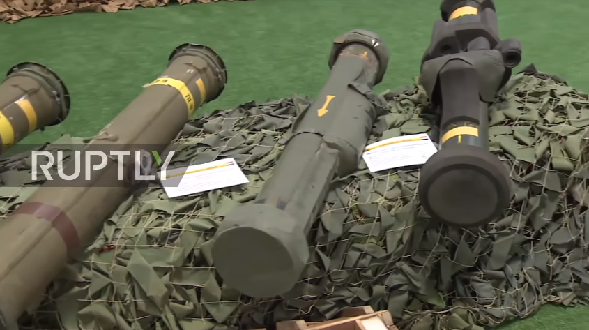 Chiến trường Syria cũng là nơi xuất hiện của hàng loạt mẫu tên lửa chống tăng hiện đại nhất thế giới đến từ Nga, Mỹ, châu Âu cho đến cả Trung Quốc. Nguồn ảnh: Ruptly.