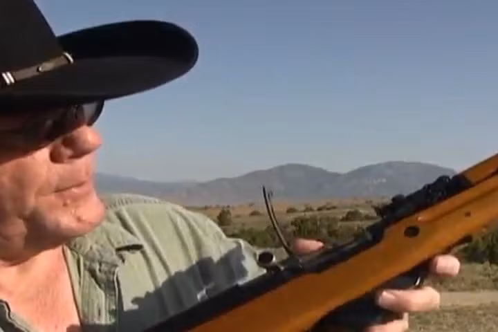 Đạn đã vào trong hộp tiếp đạn. Hộp tiếp đạn loại thông thường của súng trường CKC chứa được tối đa 10 viên.