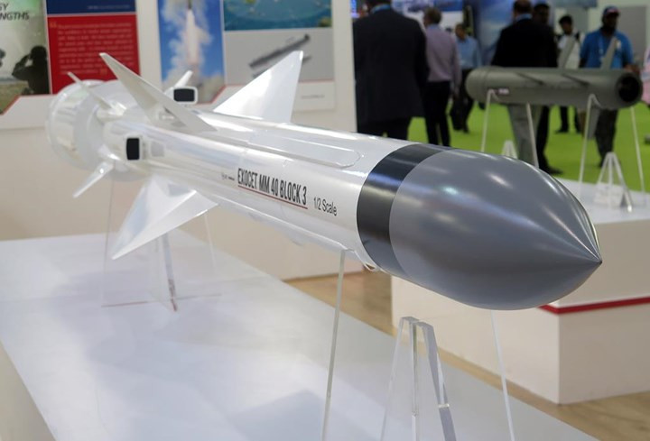 Nhỏ gọn, uy lực tốt, độ chính xác cao, Exocet được đánh giá là một trong những loại tên lửa diệt hạm hàng đầu thế giới hiện nay. Ảnh: edrmagazine.