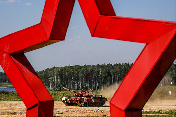 Tổng cộng có tới 189 đội thi đấu tới từ 33 quốc gia trên khắp thế giới tranh tài trong 28 hạng mục thi đấu. Việt Nam năm nay cũng tham dự và tham gia thi đấu ở một số môn như đấu tăng, nấu ăn và quân y. Nguồn ảnh: TASS.