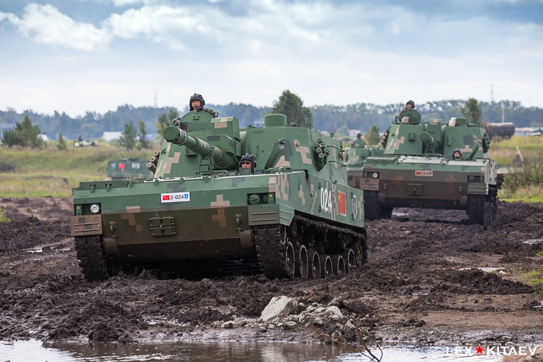 Trước đó vào tháng 7, Bộ Quốc phòng Trung Quốc đã xác nhận sẽ gửi tổng cộng 743 quân nhân Trung Quốc sang Nga để tham gia cuộc tập trận này. Nguồn ảnh: Lex Kitaev.