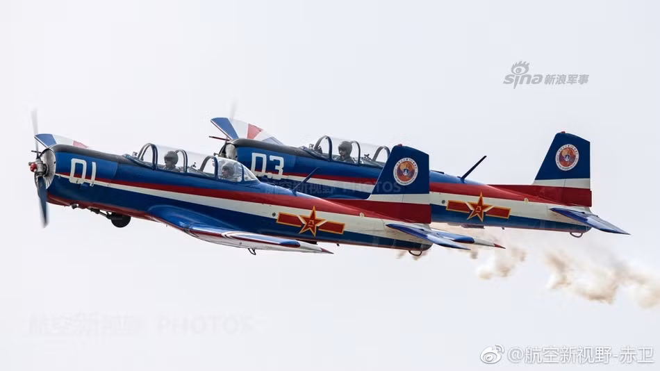 Mọi phi công quân sự Trung Quốc đều từng phải học bay trên chiếc Nanchang CJ-6 này. Nguồn ảnh: Weibo.