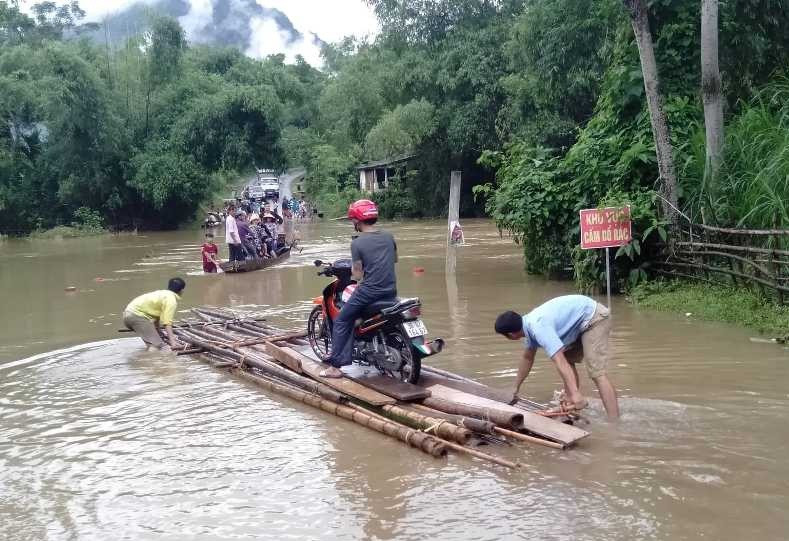 Thanh Hoa: Nuoc dang len nhanh, bao dong cap 2 tren song Ma-Hinh-2