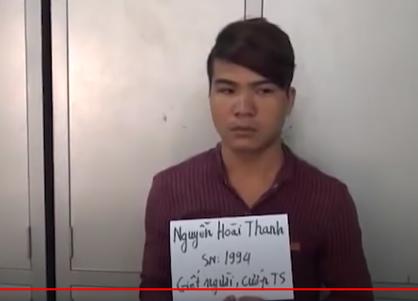 Với những bằng chứng cụ thể, ngày 2/2/2016, lực lượng Công an đã bắt khẩn cấp Nguyễn Hoài Thanh và di lý về Bình Dương để làm rõ vụ án.