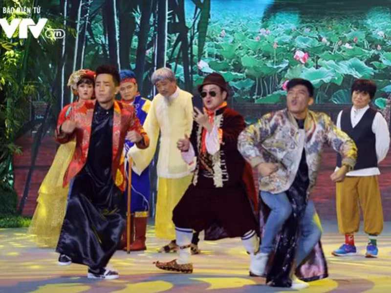 Những hình ảnh đầu tiên của chương trình trong 2 buổi quay cũng vừa được hé lộ. Ảnh: VTV