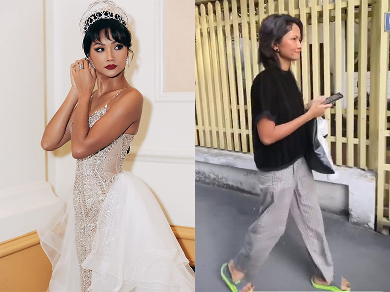 Top 5 Hoa hậu Hoàn vũ Thế giới 2018 thường để mặt mộc, đi dép lê, để tóc tự nhiên và ăn mặc giản dị hơn rất nhiều so với khi đi sự kiện.