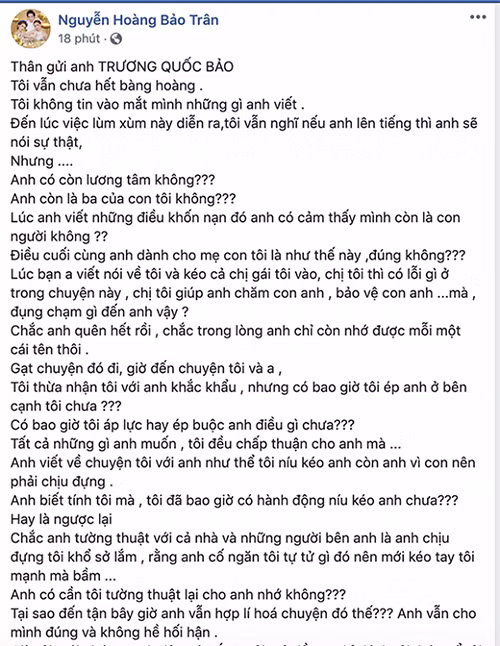 Bi Bao Tran to la nguoi thu ba, Nam Em tuyen bo dam don kien-Hinh-2