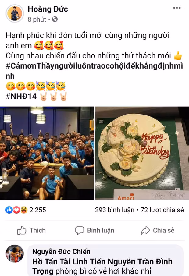 Ong Park chuc sinh nhat Hoang Duc bang tieng Viet nhung ca doi lai chu y dieu nay