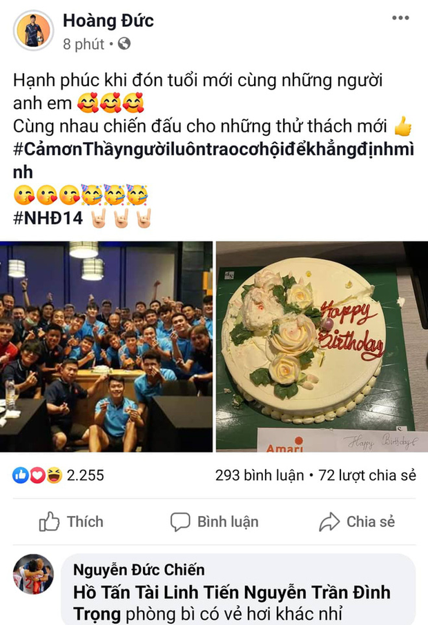 Ong Park chuc sinh nhat Hoang Duc bang tieng Viet nhung ca doi lai chu y dieu nay