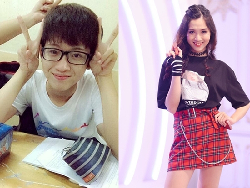 Nhật Hà cũng thích ăn vận giống con gái từ nhỏ. Ảnh: Vietnamnet