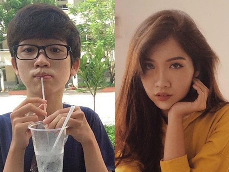 Đỗ Nhật Hà là một chàng trai cao gầy, sở hữu khuôn mặt có nhiều nét nữ tính khi chưa chuyển giới. Ảnh: Vietnamnet