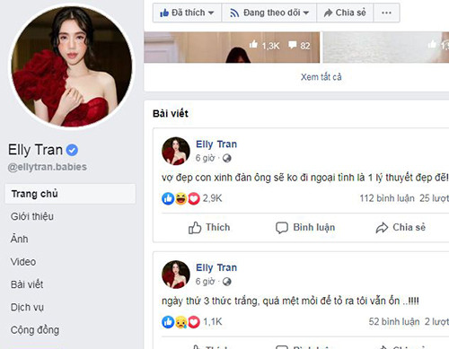 Elly Tran khoc do mat, thuc trang 3 dem, ro nghi van tinh cam truc trac