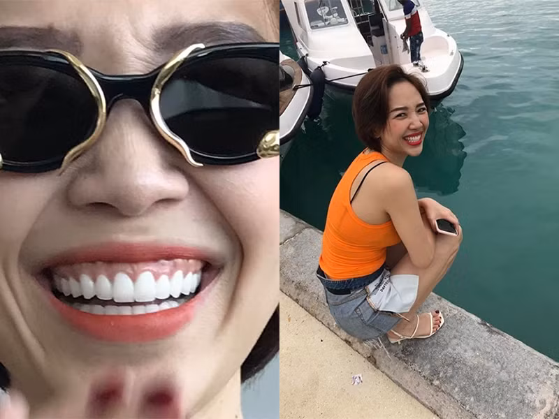 Nhiếp ảnh gia Milor Trần đăng ảnh Tóc Tiên cười hở lợi hoặc tạo dáng khó đỡ khiến dân mạng không nhịn được cười.