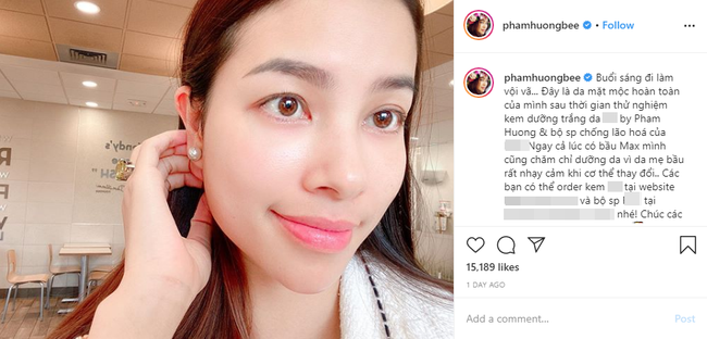 Phan ung cua Pham Huong khi bi to PR my pham kem chat luong