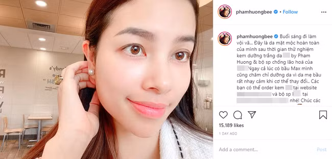 Phan ung cua Pham Huong khi bi to PR my pham kem chat luong