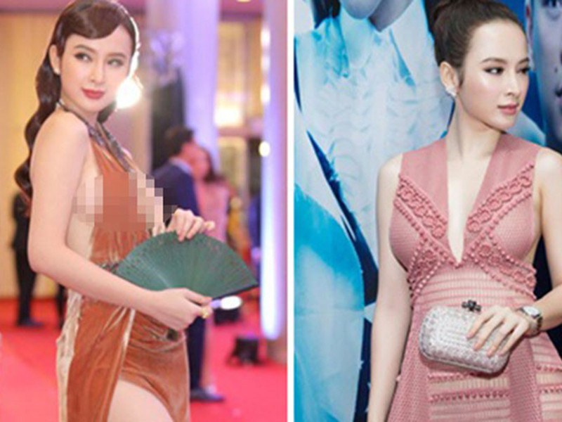 Ồn ào khiến Angela Phương Trinh mất điểm nhiều nhất là phong cách thời trang. Không ít lần, nữ diễn viên bị chê ăn mặc phản cảm ở đời thường lẫn tại sự kiện. Ảnh: Người đưa tin