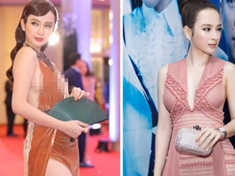 Ồn ào khiến Angela Phương Trinh mất điểm nhiều nhất là phong cách thời trang. Không ít lần, nữ diễn viên bị chê ăn mặc phản cảm ở đời thường lẫn tại sự kiện. Ảnh: Người đưa tin