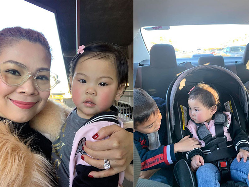 Thanh Thảo bận rộn chạy show cuối năm. Để gia đình bên nhau vào đầu năm, ông xã của nữ ca sĩ đưa các con đến tận nơi Thanh Thảo biểu diễn.