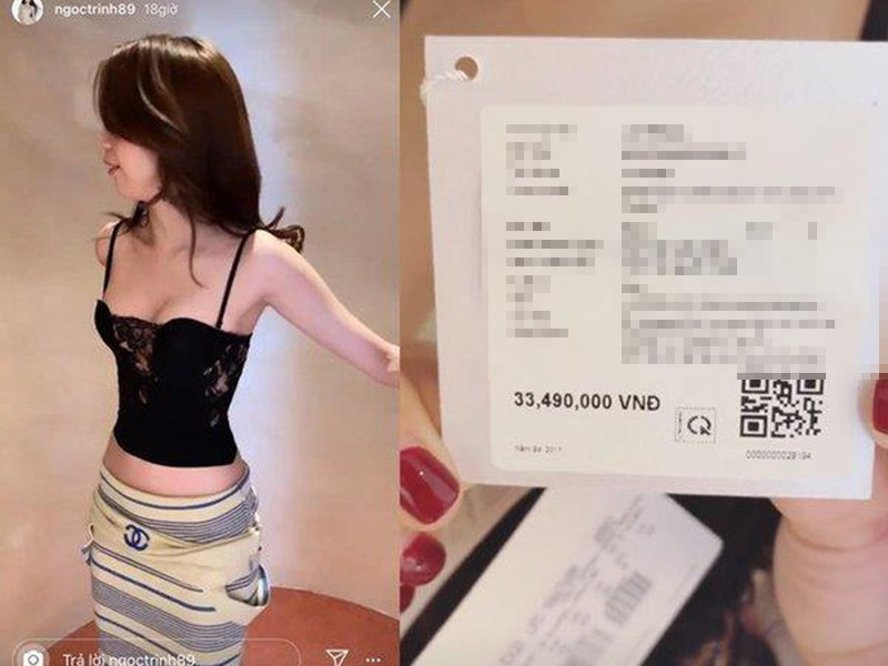 Ồn ào chưa qua, Ngọc Trinh tiếp tục gây xôn xao khi đăng tải clip thử nội y trong suốt.