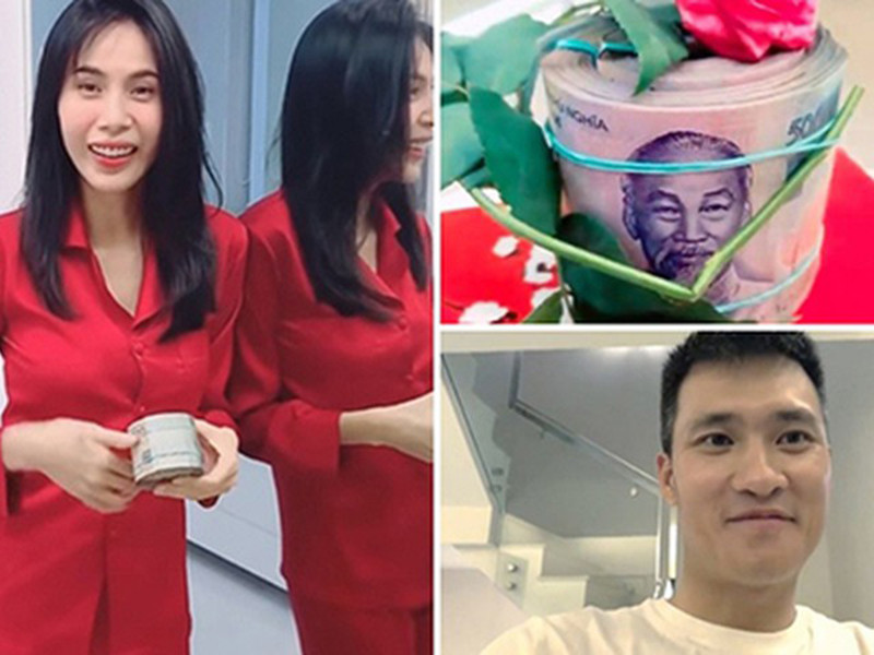 Thủy Tiên từng giận tím người vì nghĩ Công Vinh quên sinh nhật. Tuy nhiên, khi được chồng tặng cục tiền từ "quỹ đen", cô sướng rơn người.