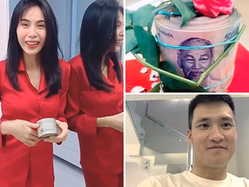 Thủy Tiên từng giận tím người vì nghĩ Công Vinh quên sinh nhật. Tuy nhiên, khi được chồng tặng cục tiền từ "quỹ đen", cô sướng rơn người.