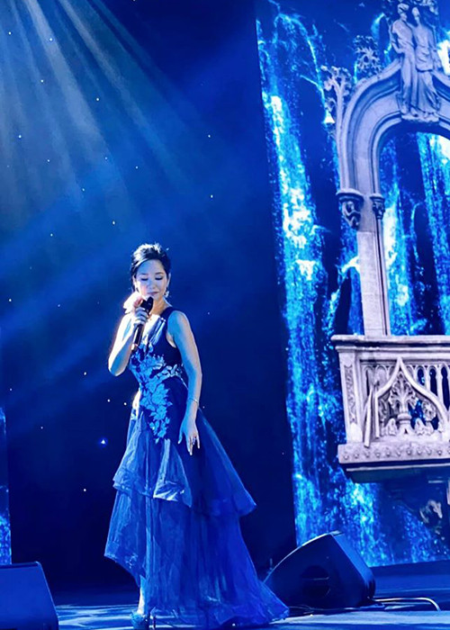 Nữ ca sĩ hiện vẫn để lại dấu ấn trong nhiều chương trình ca nhạc lớn nhỏ.