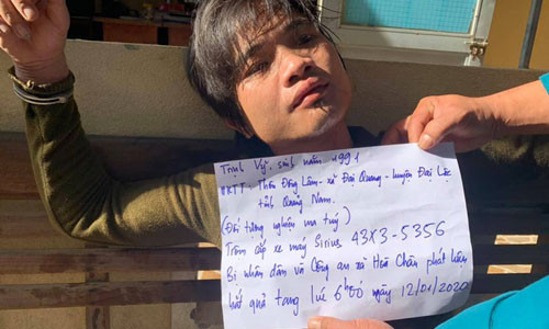 Thanh nien nghien ma tuy dam cha, danh dap con ruot bi vay bat