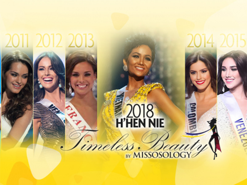 Năm 2018, H'hen Niê vượt mặt 111 người đẹp khác để giành giải "Vẻ đẹp vượt thời gian".
