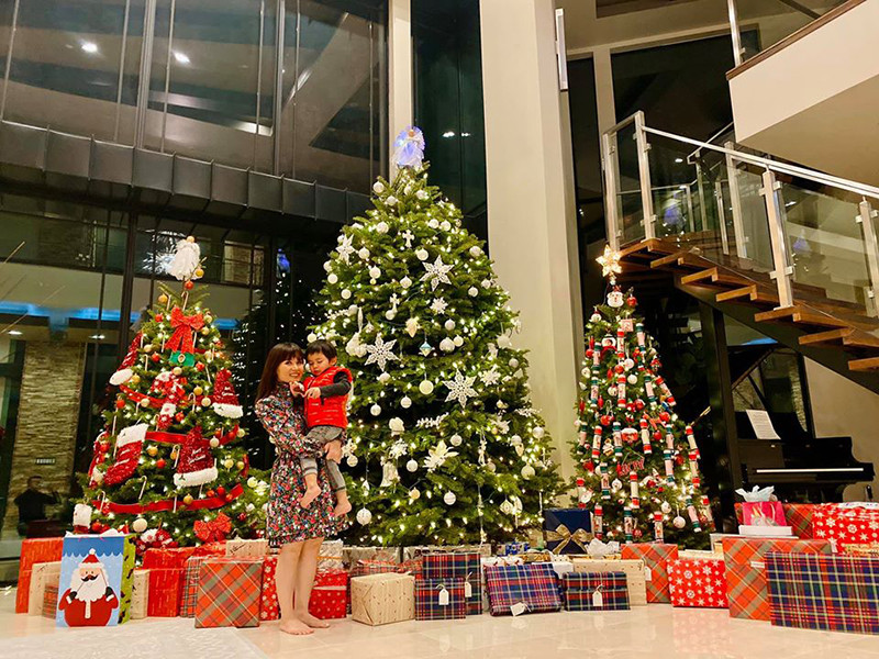 Cuộc sống của Đan Trường bên bà xã Thủy Tiên và con trai cũng vô cùng xa hoa.