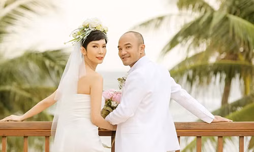 Xuan Lan va chong viet loi ngon tinh danh cho nhau sau dam cuoi