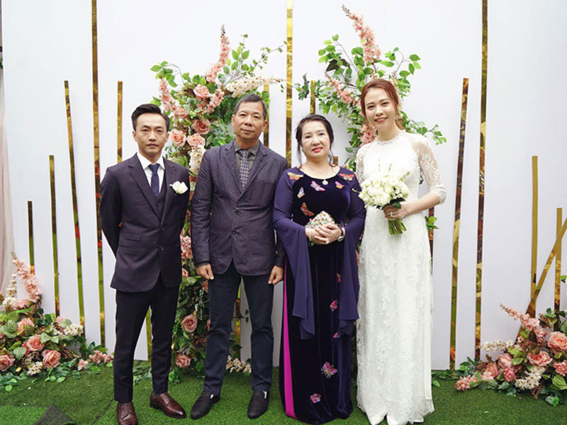 Tết năm nay cũng là Tết đầu tiên làm dâu của Đàm Thu Trang.