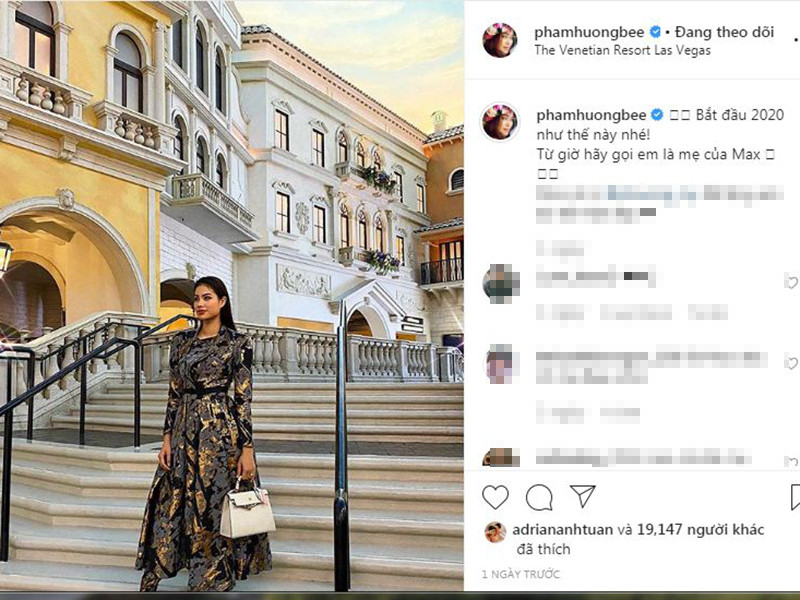 Ngoài con trai, người đẹp gốc Hải Phòng còn khoe cuộc sống sang chảnh ở Mỹ.