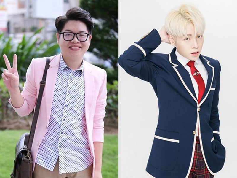 Đức Phúc quyết định phẫu thuật thẩm mỹ để có nhiều cơ hội trong nghề. Sau ca dao kéo thành công cùng nỗ lực giảm cân, anh "lột xác" thành hot boy.