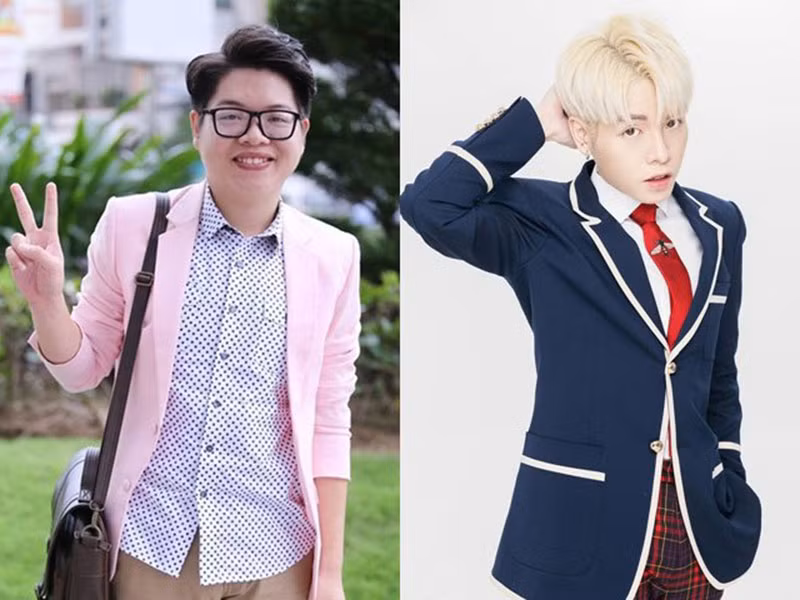 Đức Phúc quyết định phẫu thuật thẩm mỹ để có nhiều cơ hội trong nghề. Sau ca dao kéo thành công cùng nỗ lực giảm cân, anh "lột xác" thành hot boy.