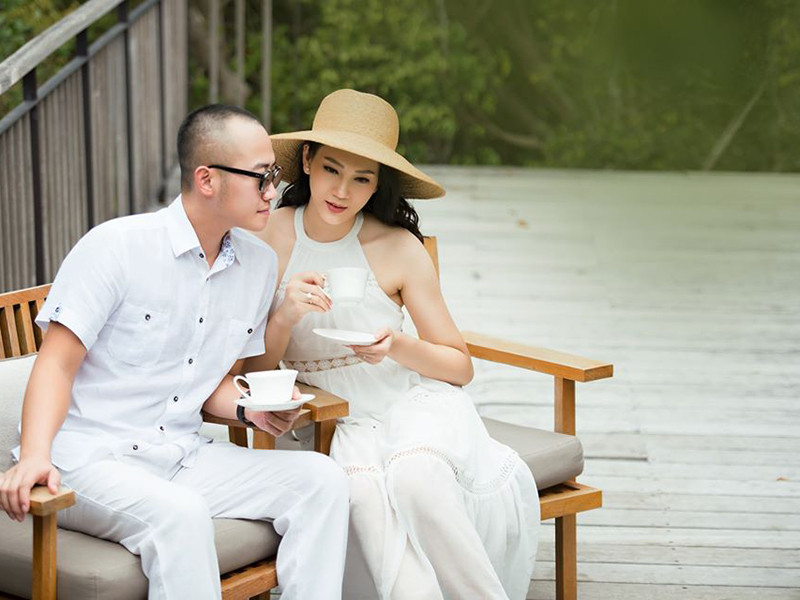 Vóc dáng của Ngọc Thạch qua 2 lần sinh nở khiến nhiều người ghen tỵ.