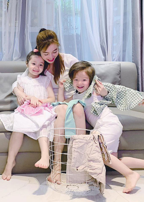 Elly Trần đến nay vẫn giữ kín như bưng hình ảnh lẫn danh tính bố của các con.