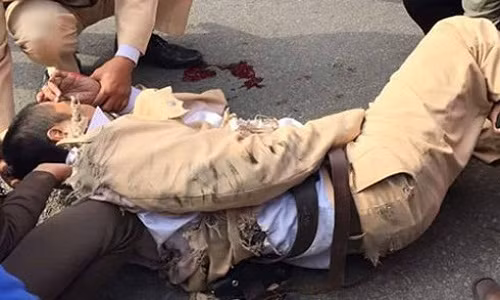 Tháng 12/2015, Thượng úy N.Q.Đ, Đội CSGT số 5 phát hiện xe ô tô tải BKS 89L - 0211 va chạm giao thông với xe Toyota vios BKS 20A - 000.55 nên đã ra hiệu lệnh dừng xe tải để giải quyết. Tuy nhiên, lái xe đã rồ ga lao thẳng vào một Thượng úy, kéo lê anh đi khoảng gần 20m trên đường sau đó bỏ chạy.