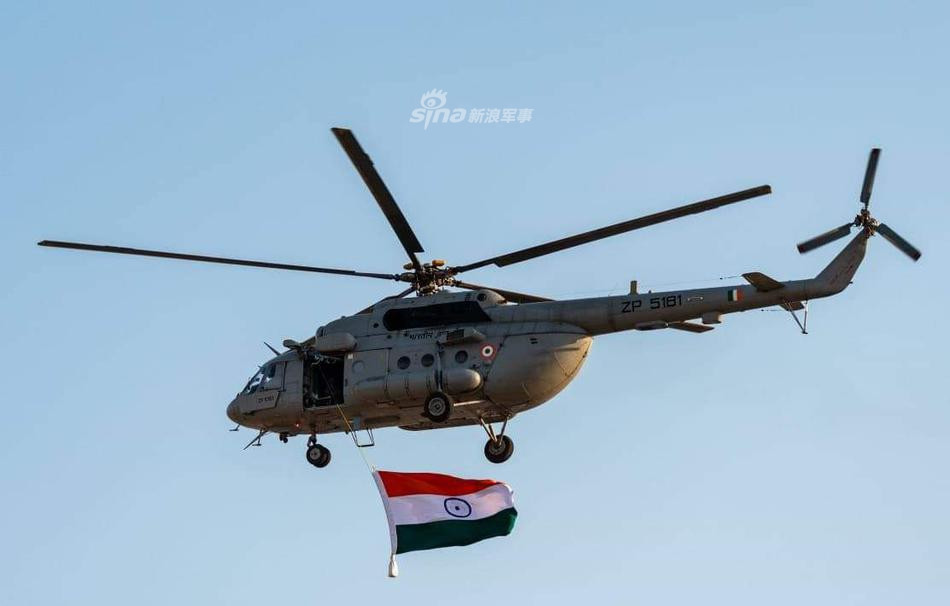 Trực thăng Mi-8/17 là loại trực thăng có số lượng nhiều nhất trong biên chế của Không quân Ấn Độ hiện nay. Nguồn ảnh: Sina.