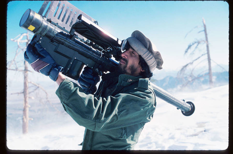 Tên lửa phòng không Stinger được Mỹ chuyển cho phiến quân Mujahideen để sử dụng chống lại các máy bay của Liên Xô. Nguồn ảnh: ATI.