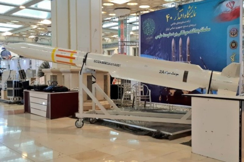 Sayyad-2 - tên lửa đất đối không tầm trung sử dụng nhiên liệu rắn có khả năng tấn công tên lửa đạn đạo được Iran cho nhập biên chế quân đội nước này từ năm 2015 tới nay. Nguồn ảnh: Fotorep.