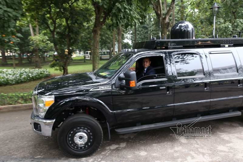 Với hệ thống đặc biệt trên Roadrunner, mạng thông tin liên lạc của Tổng thống Mỹ sẽ độc lập hoàn toàn và không phụ thuộc vào mạng lưới thông tin liên lạc của quốc gia bản địa. Nguồn ảnh: Vietnamnet.