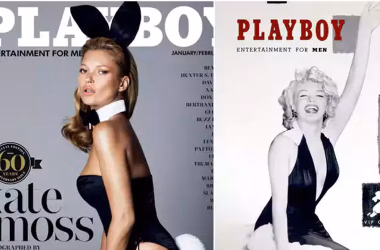 Hugh Hefner đã mời được vô số những người đẹp nổi tiếng Hollywood làm mẫu cho tạp chí Playboy như: Kate Moss, Kim Kardashian, Lindsay Lohan, Madonna, Carmen Electra, Pamela Anderson và ai trong số họ cũng cảm thấy tự hào vì được lên trang bìa của tờ tạp chí đàn ông.