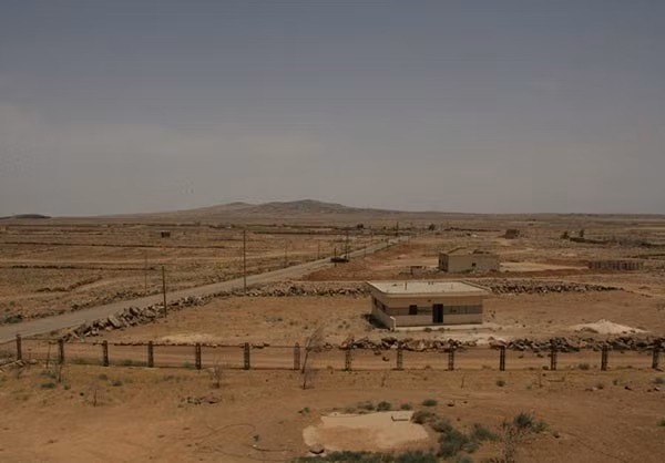 Quang cảnh vùng đất mới giải phóng ở Quneitra. Ảnh: FNA.
