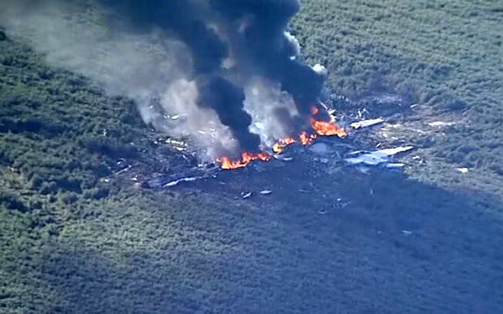 Tuy nhiên, quan chức địa phương tin rằng các nạn nhân hầu hết là lính thủy đánh bộ. Hiện chưa rõ thương vong cho dân thường. (Ảnh: WLBT)